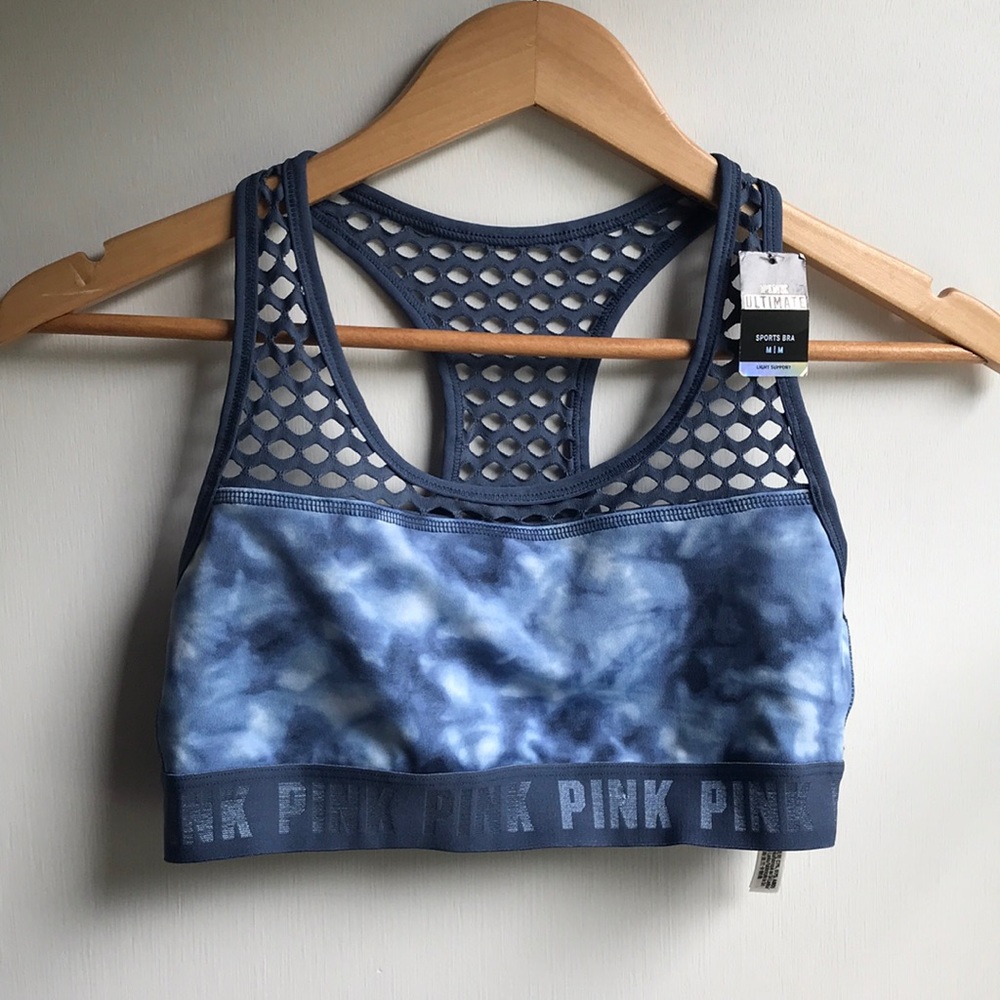 VS Pink Ultimate Sports Bra NWT Light Support Sz M